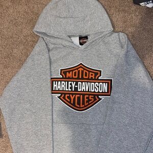 Geay Harley Davidson sweatshirt